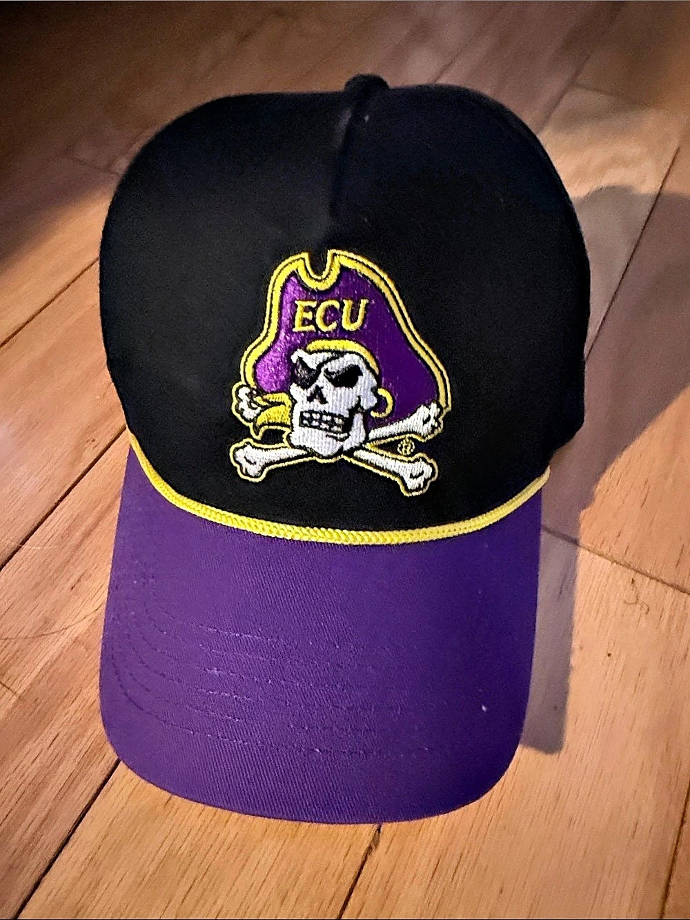 New Era ECU Pirates Black & Purple Adjustable Hat